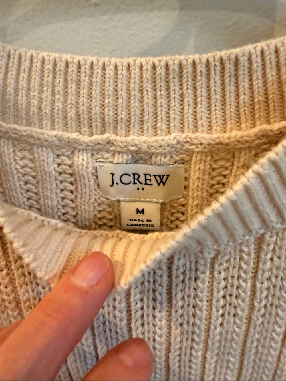 J. Crew womens Knit Sweater Vest medium NWOT - Picture 4 of 4